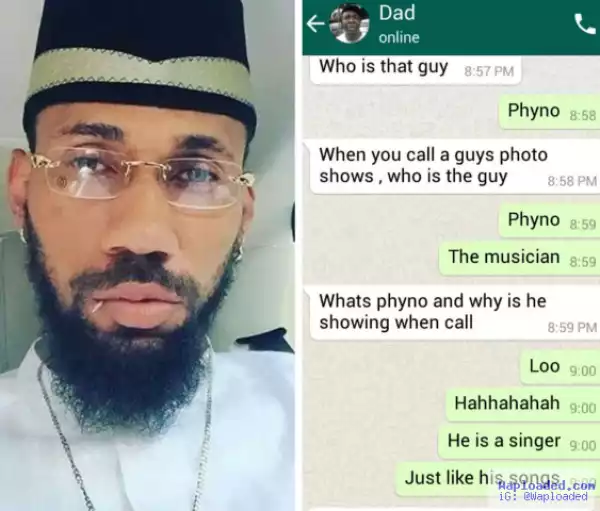 See What Dad Ask His Daughter After Seeing Her Used Phyno
